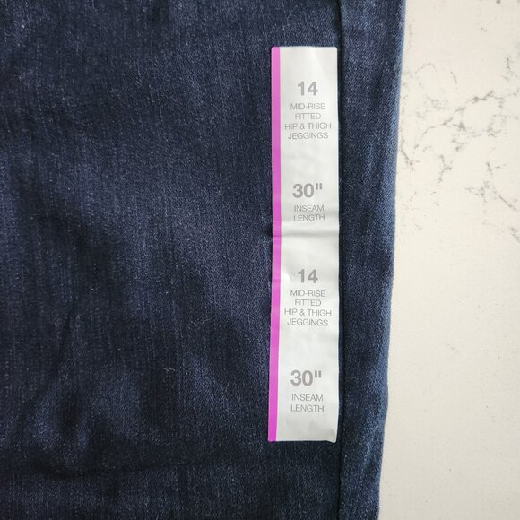 Mossimo Mid-Rise Dark Wash Denim Jeggings - Picture 5 of 5